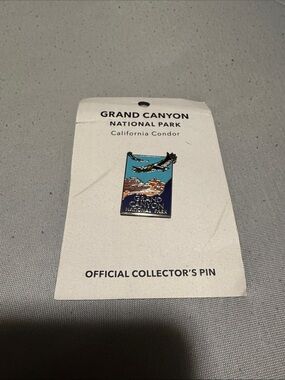 Grand Canyon National Park California Condor Collector Pin - Blue